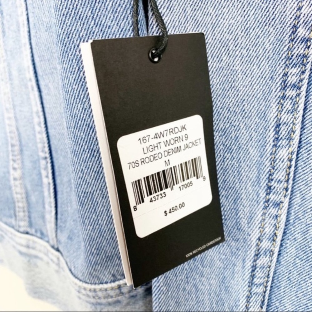 Re/Done | Distressed 70s Rodeo Denim Jacket NWT - Picture 8 of 13
